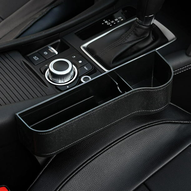Car Seat Gap Slit Organizer Console Side Pocket PU Leather Storage Box